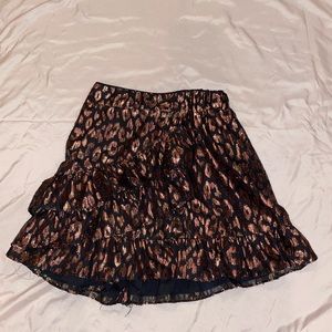 DO+BE Black/Rose Gold Skirt